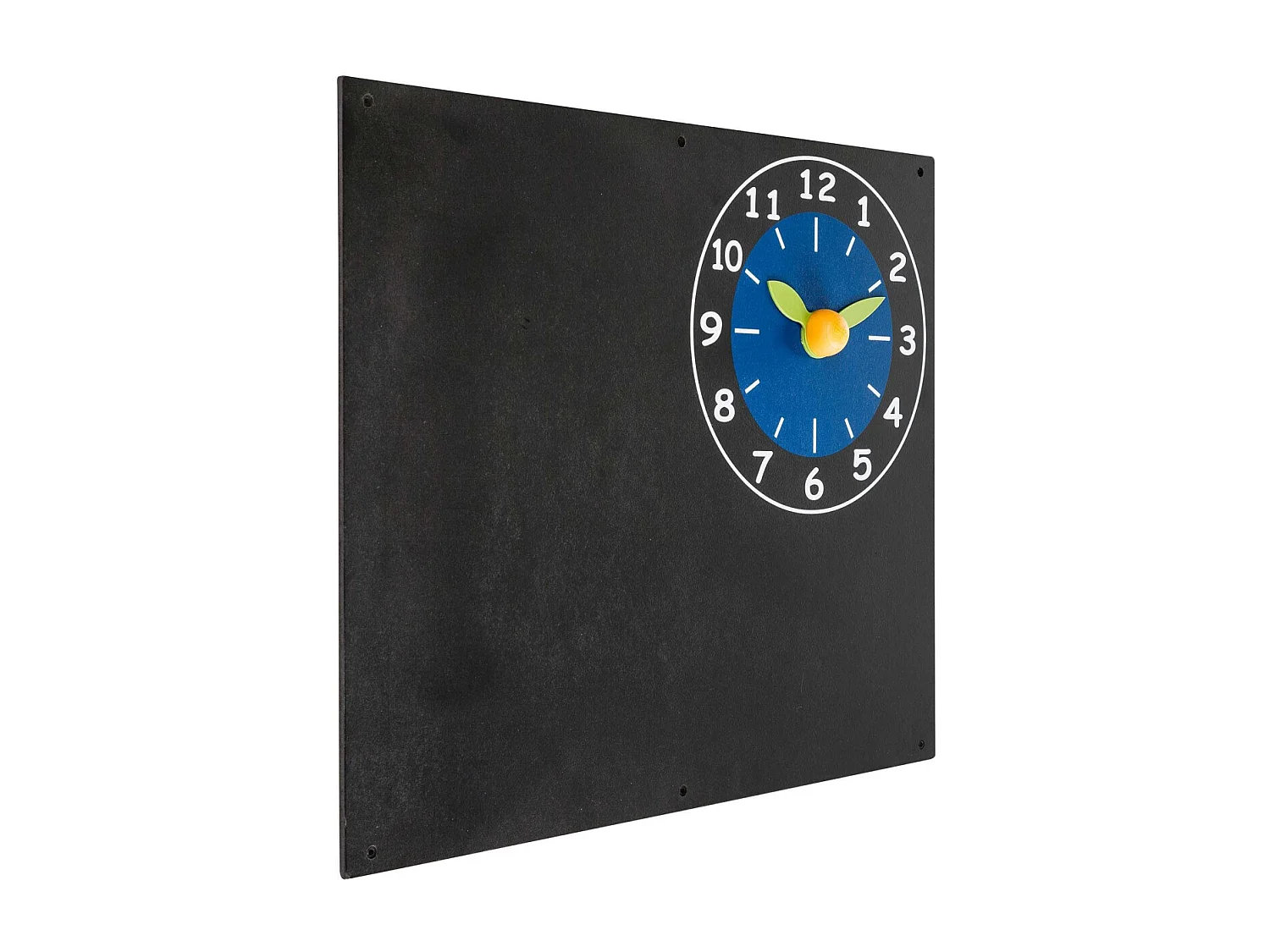 Kreidetafel mit Uhr zum Befestigen