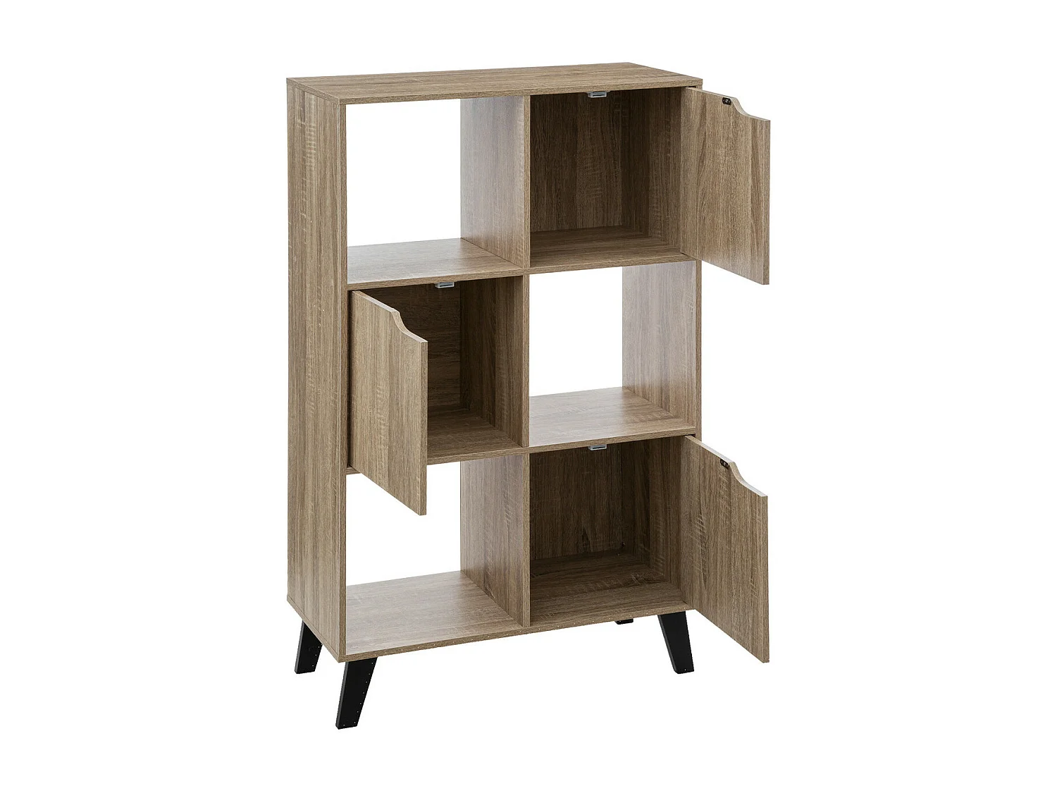 Étagère 6 Cases Design "Mix'n'Modul" 113cm Beige