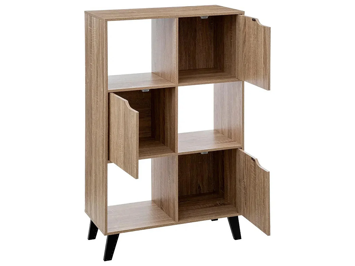 Étagère 6 Cases Design "Mix n'Modul" 113cm Naturel