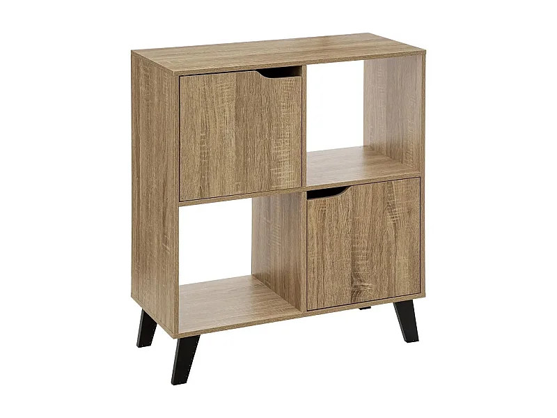 Étagère 4 Cases Design "Mix n'Modul" 80cm Naturel