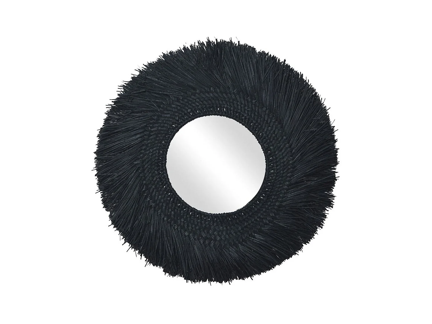 Miroir en jonc teinté 70 cm