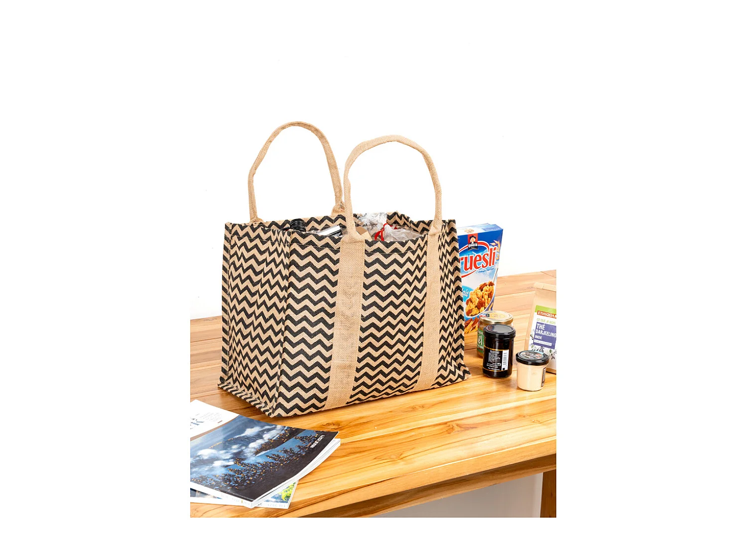 Sac en jute plastifiée