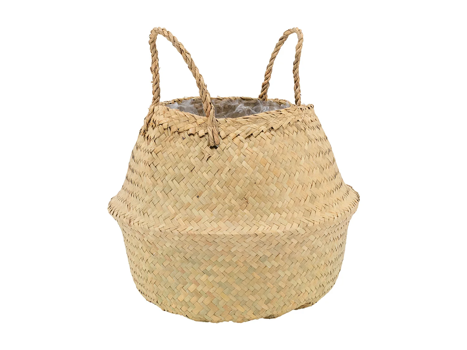 Sac rond en jonc de mer pliant Diamètre 35 cm