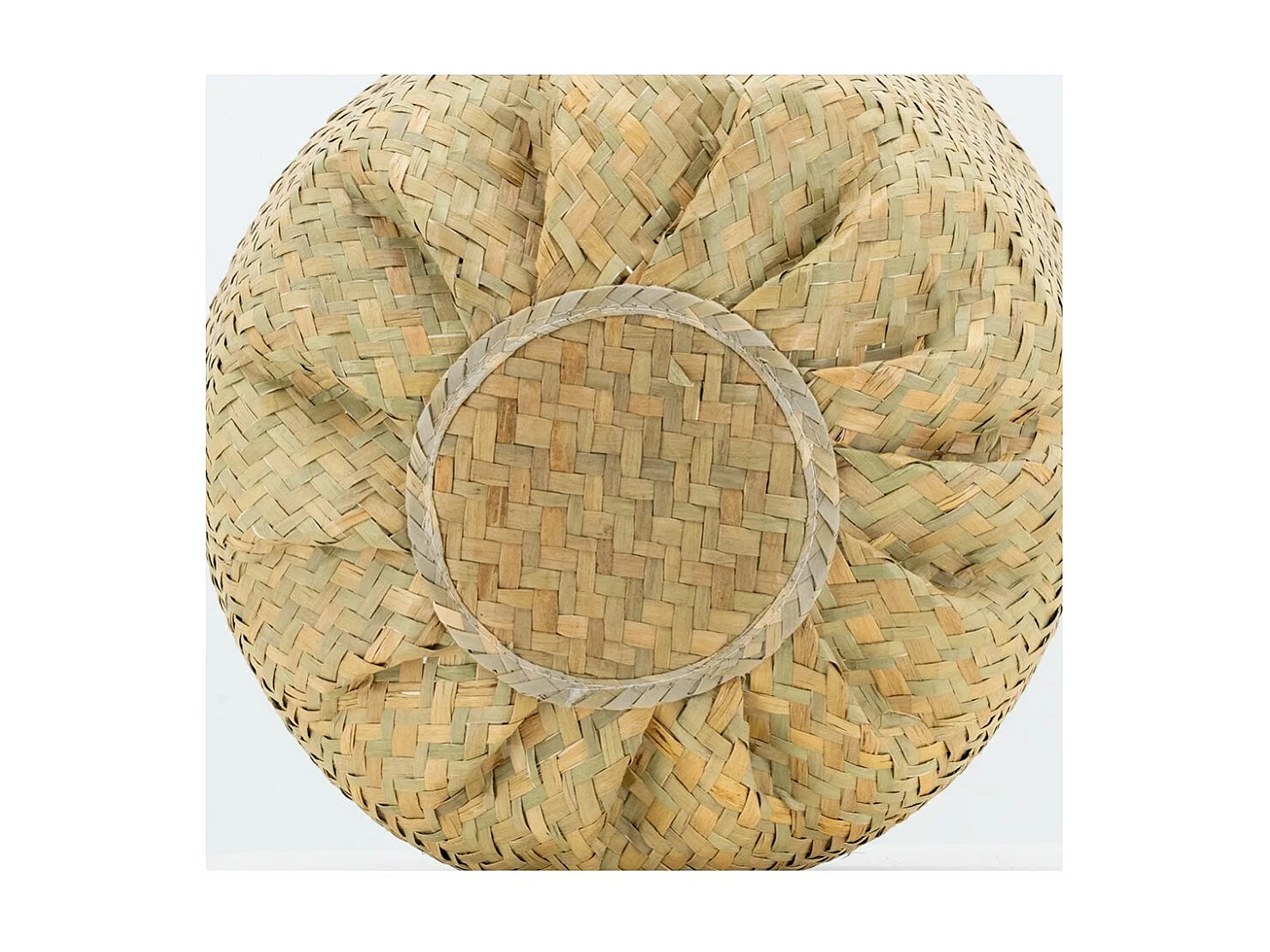 Sac rond en jonc de mer pliant Diamètre 35 cm