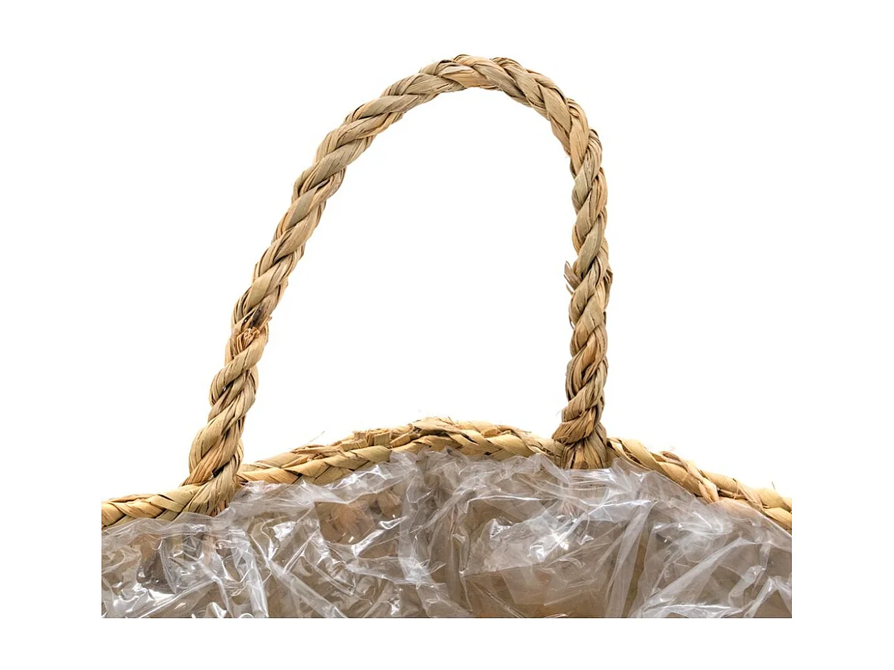 Sac rond en jonc de mer pliant Diamètre 35 cm