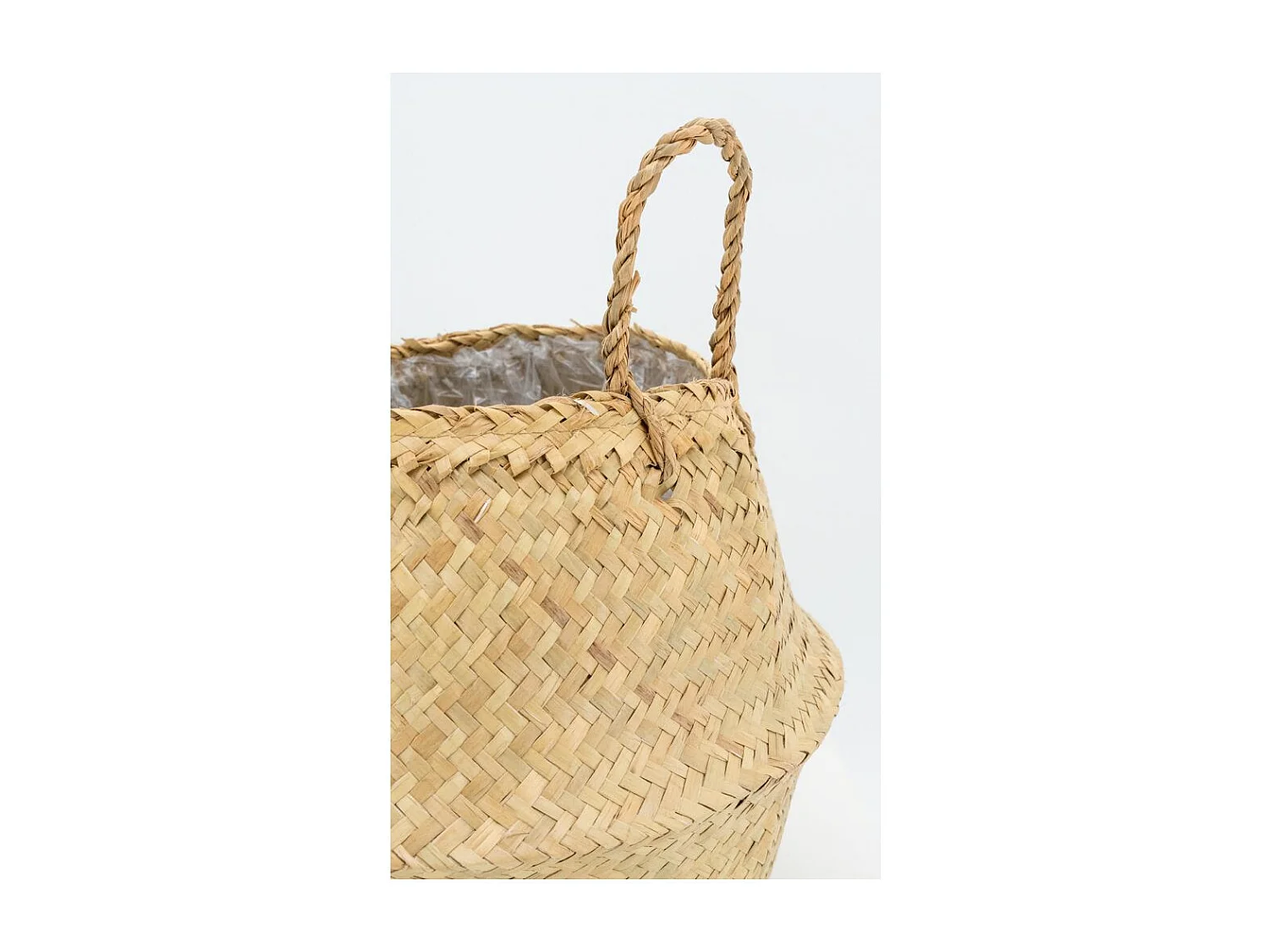 Sac rond en jonc de mer pliant Diamètre 35 cm