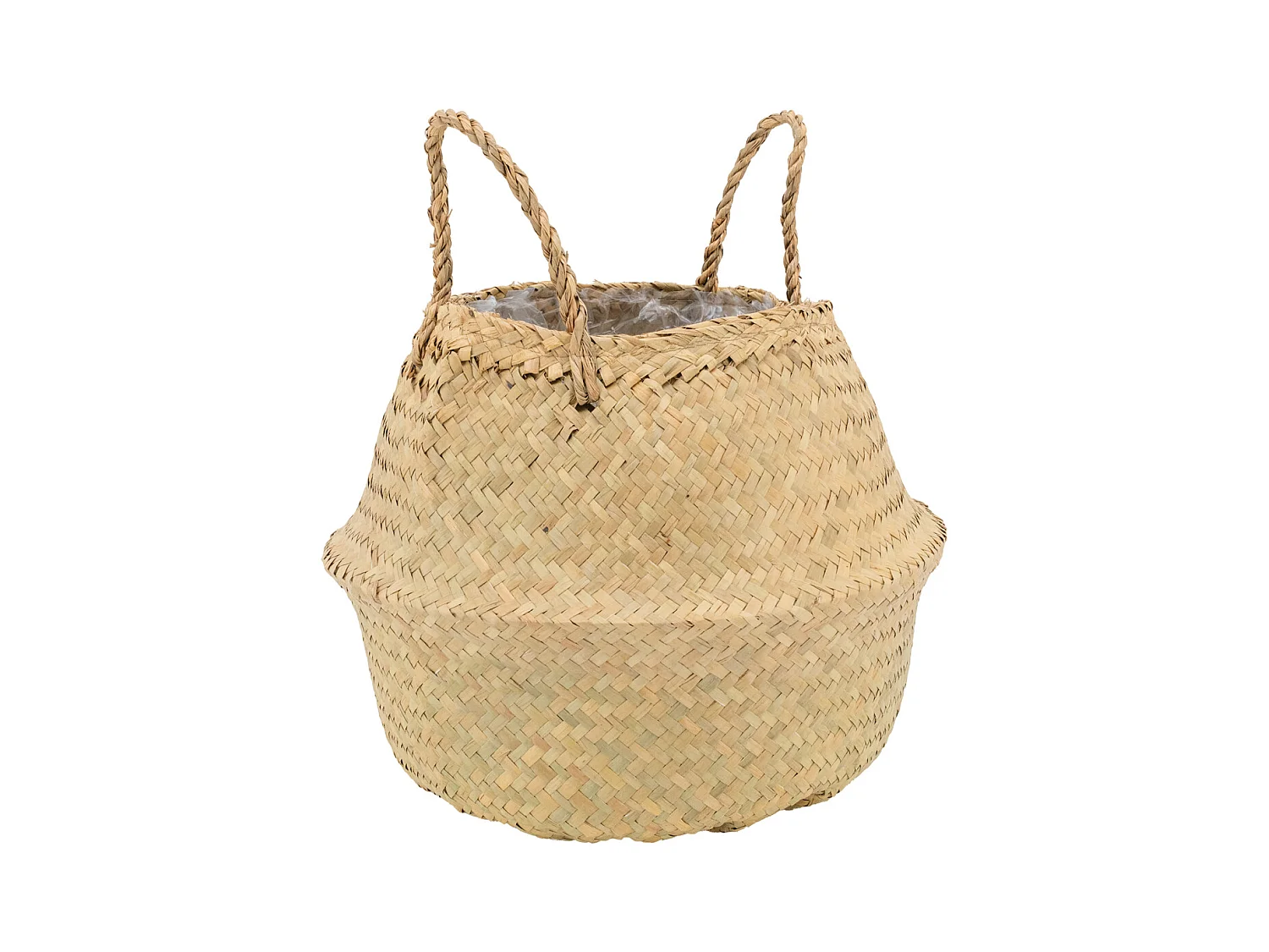 Sac rond en jonc de mer pliant Diamètre 35 cm