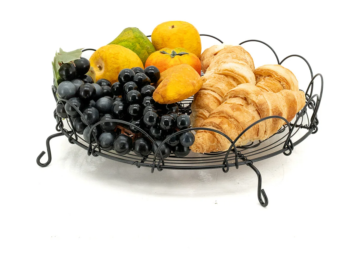 Plateau en métal motifs coeurs