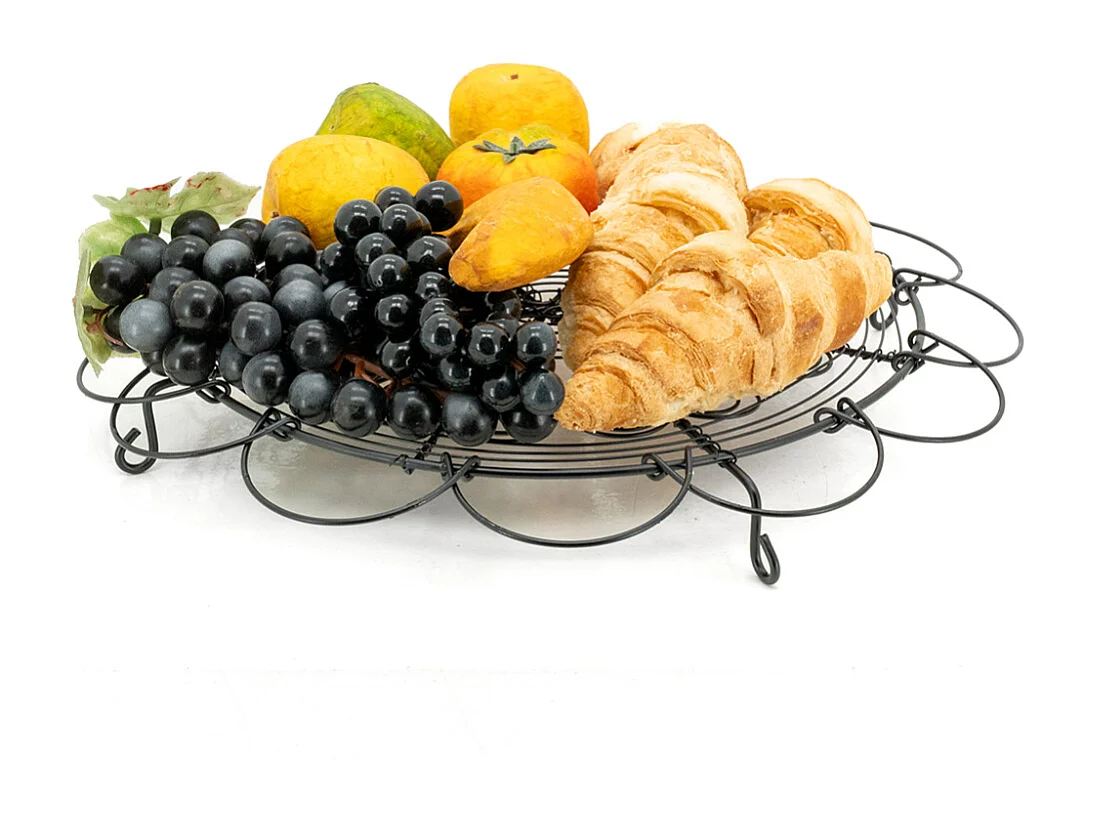 Plateau en métal motifs coeurs