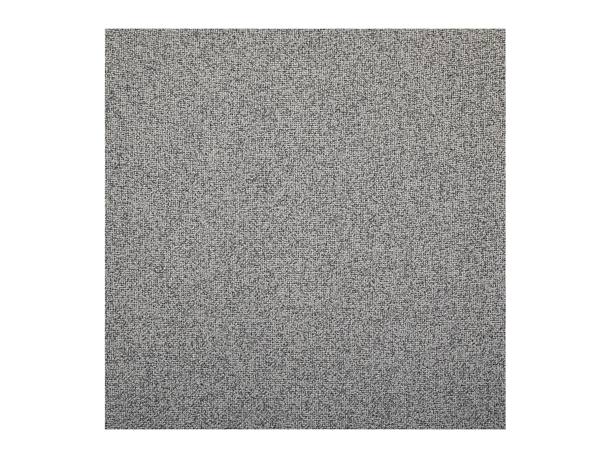 Chaise de table tissu chiné Gris et pieds en Bois foncé