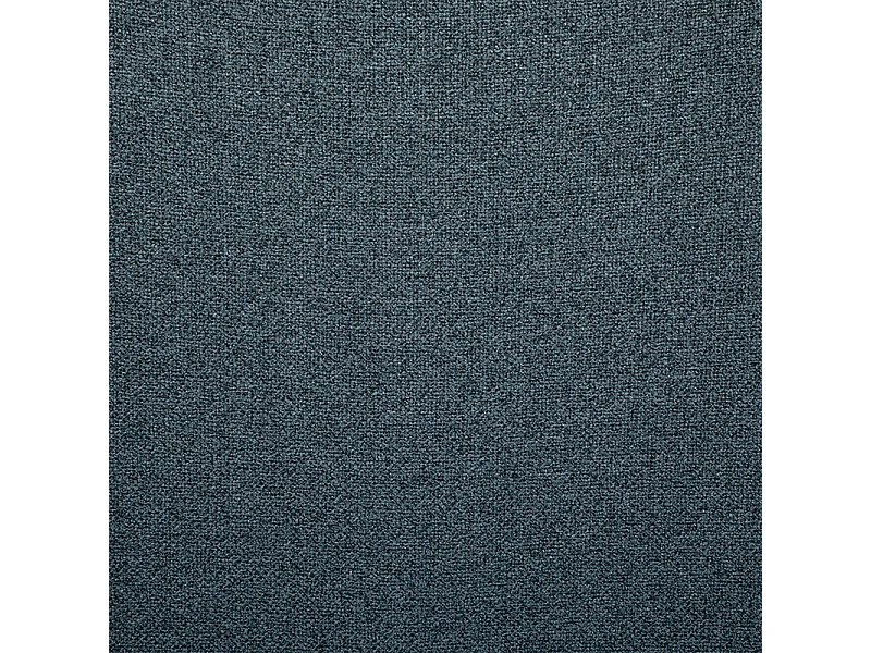 Chaise de table tissu chiné Bleu et pieds en Bois foncé