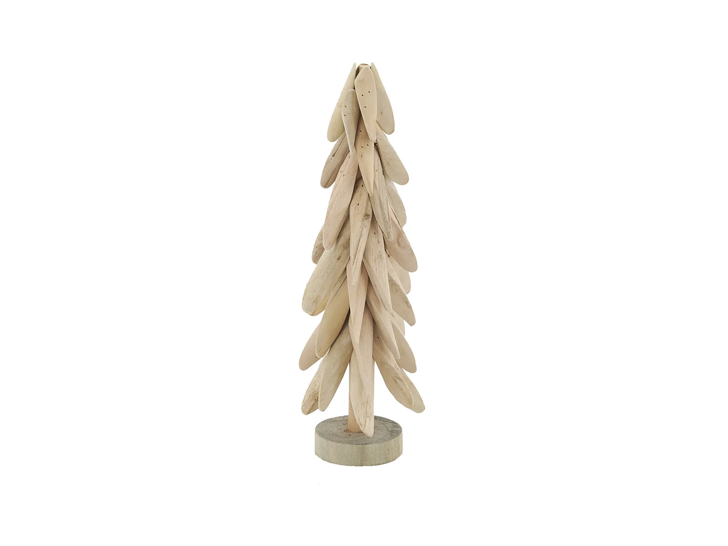 Sapin en bois sur pied
