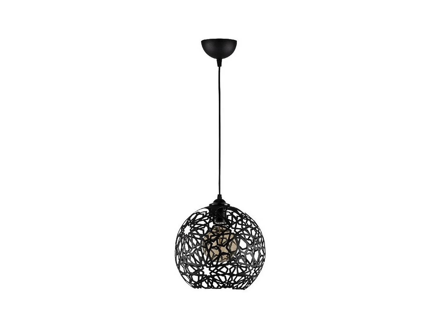 Hanglamp Siena - Zwart - 25x25x119 cm - EPIKASA