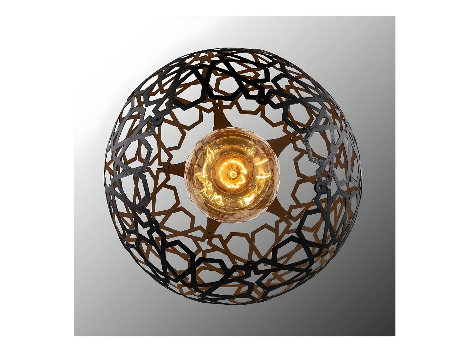 Hanglamp Siena - Zwart - 25x25x119 cm - EPIKASA