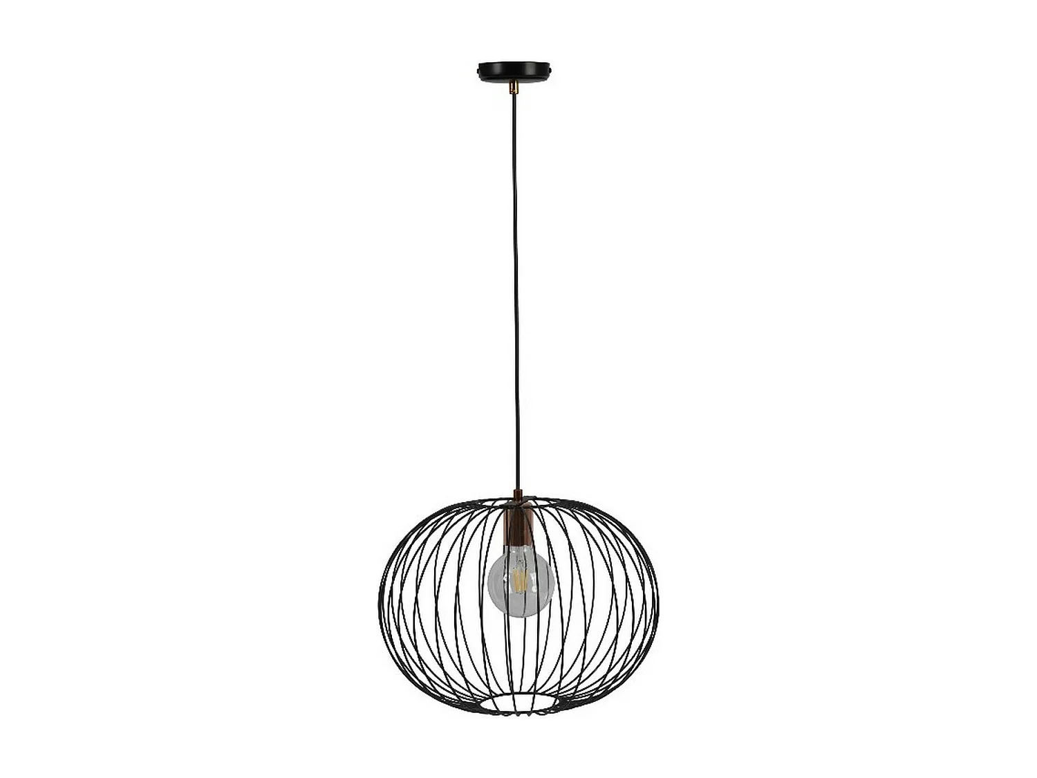 Suspension Bolzano, Noir, 40x40x90 cm, EPIKASA