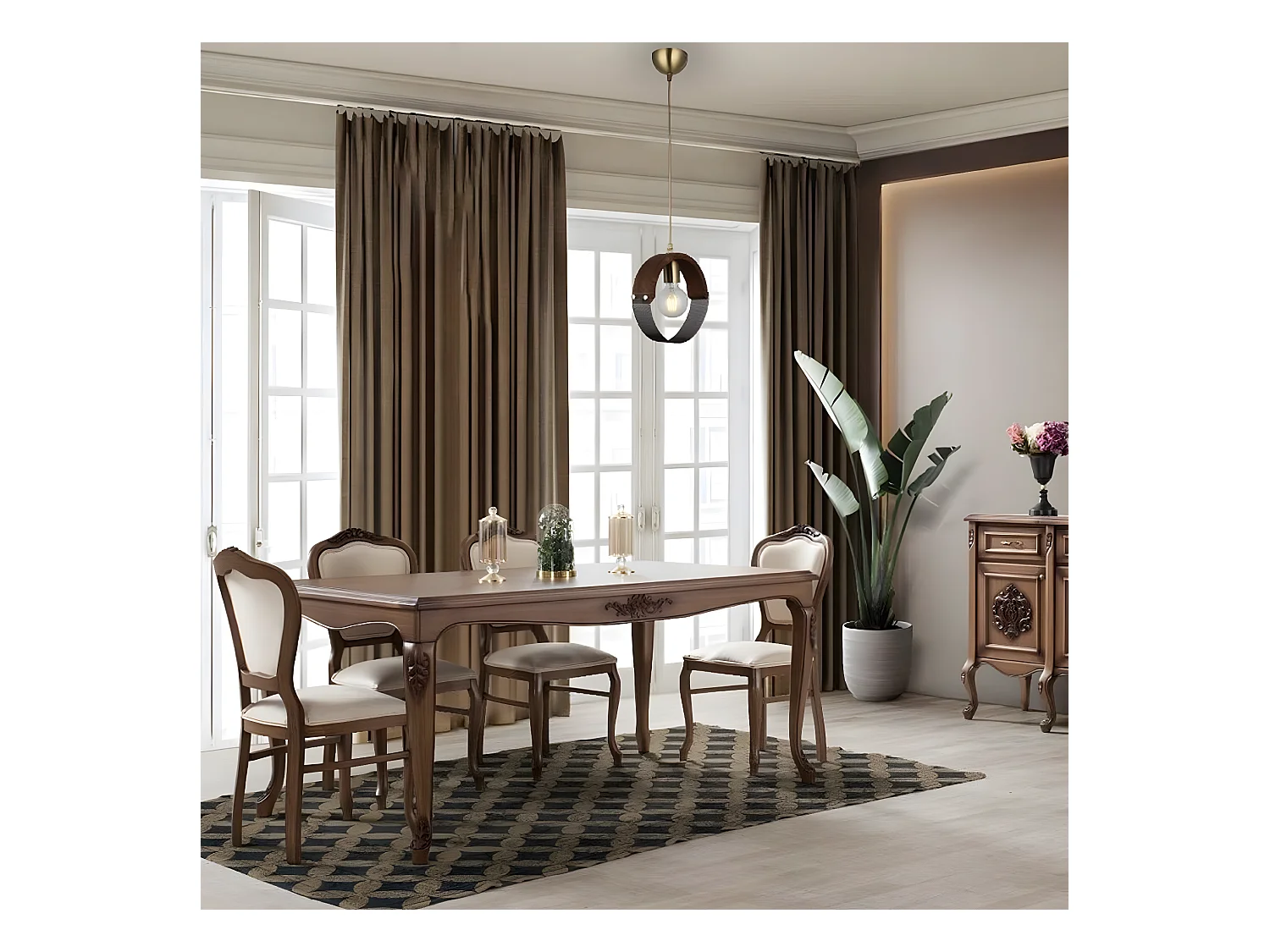 Suspension Monza, Bois, 6x22x89 cm, EPIKASA