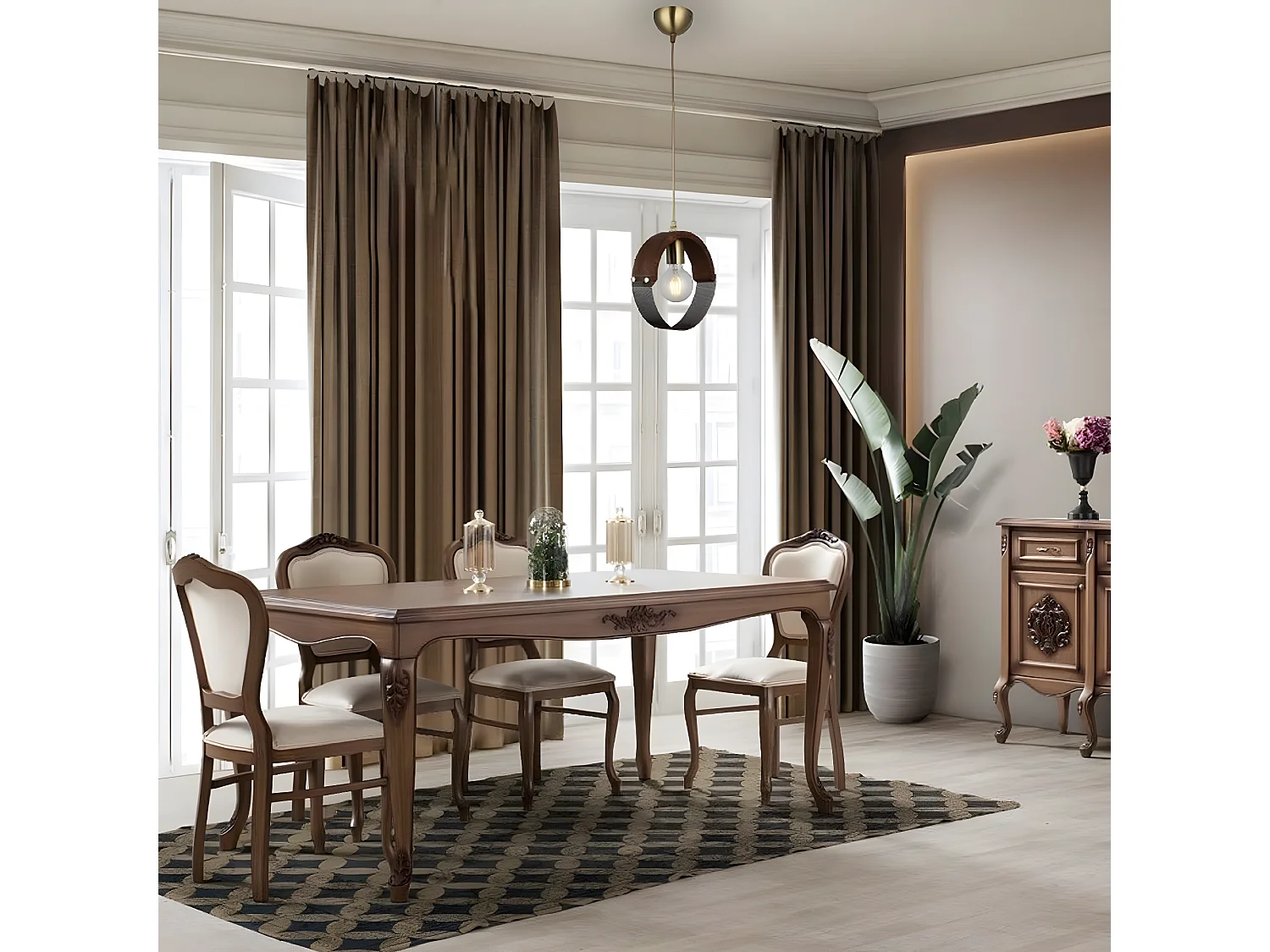 Suspension Monza, Bois, 6x22x89 cm, EPIKASA