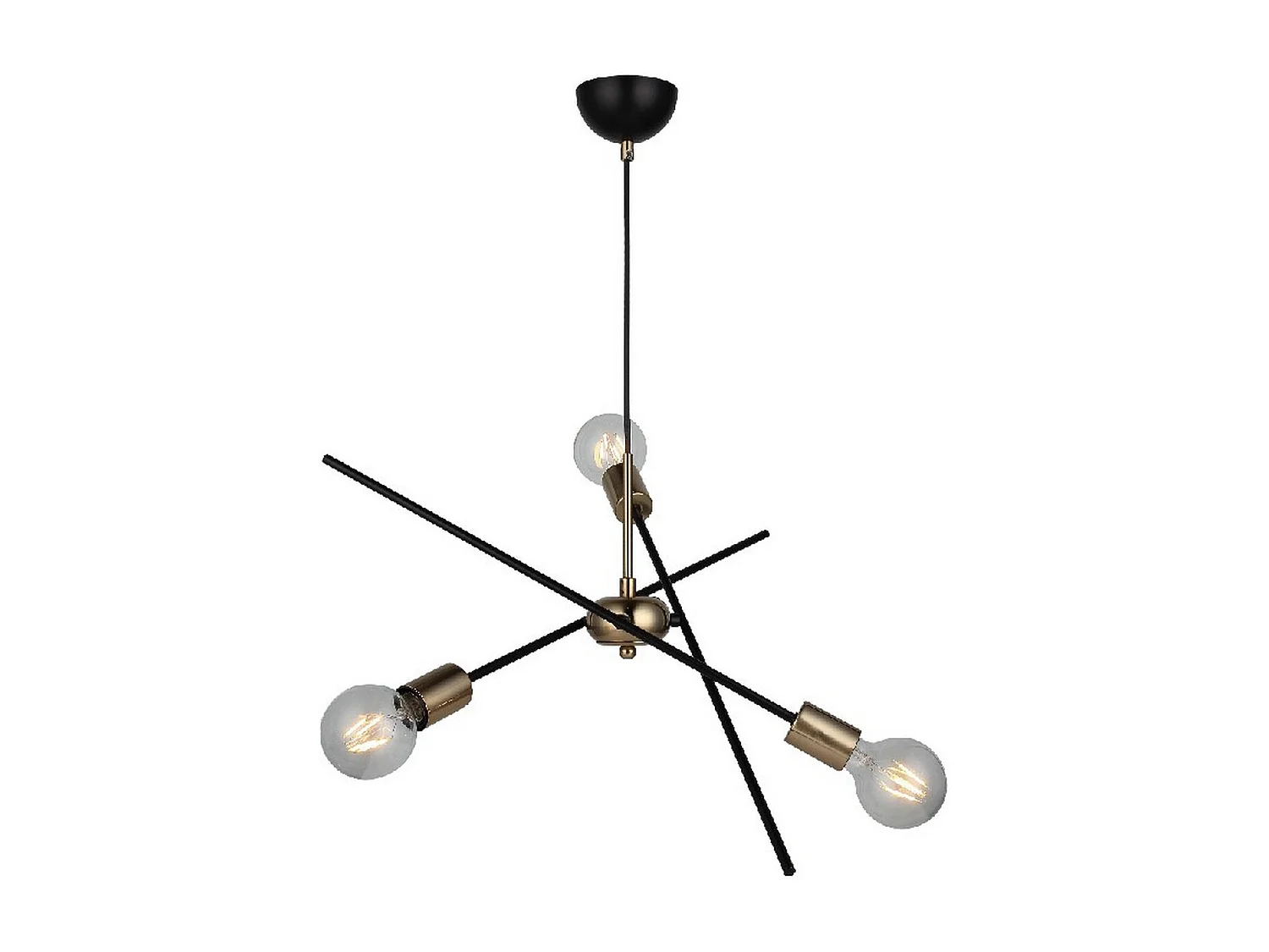 Suspension Pavia, Noir, 51,5x51,5x103,5 cm, EPIKASA