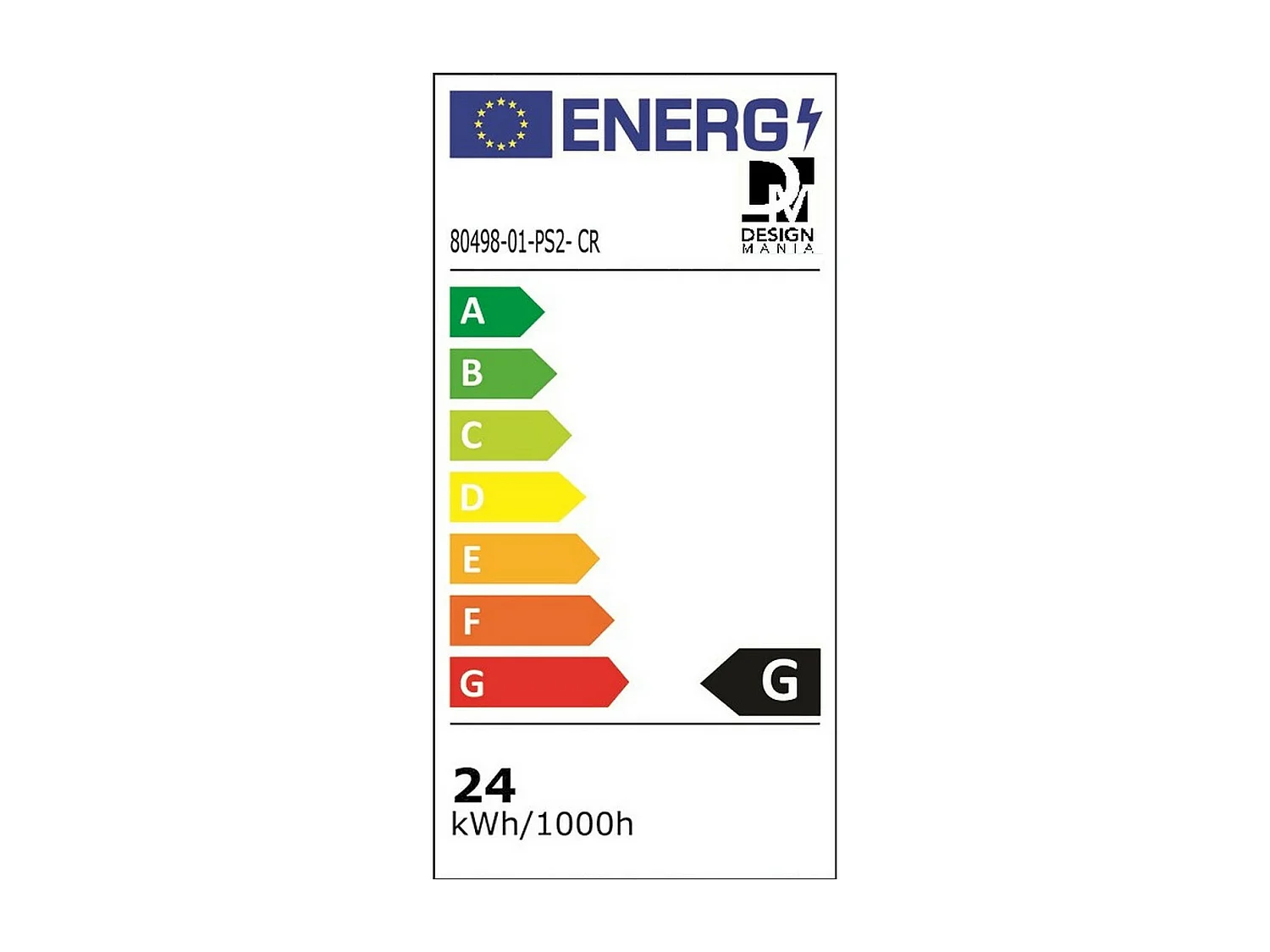 Suspension Arezzo, Chrome, 31x39x12,2 cm, EPIKASA