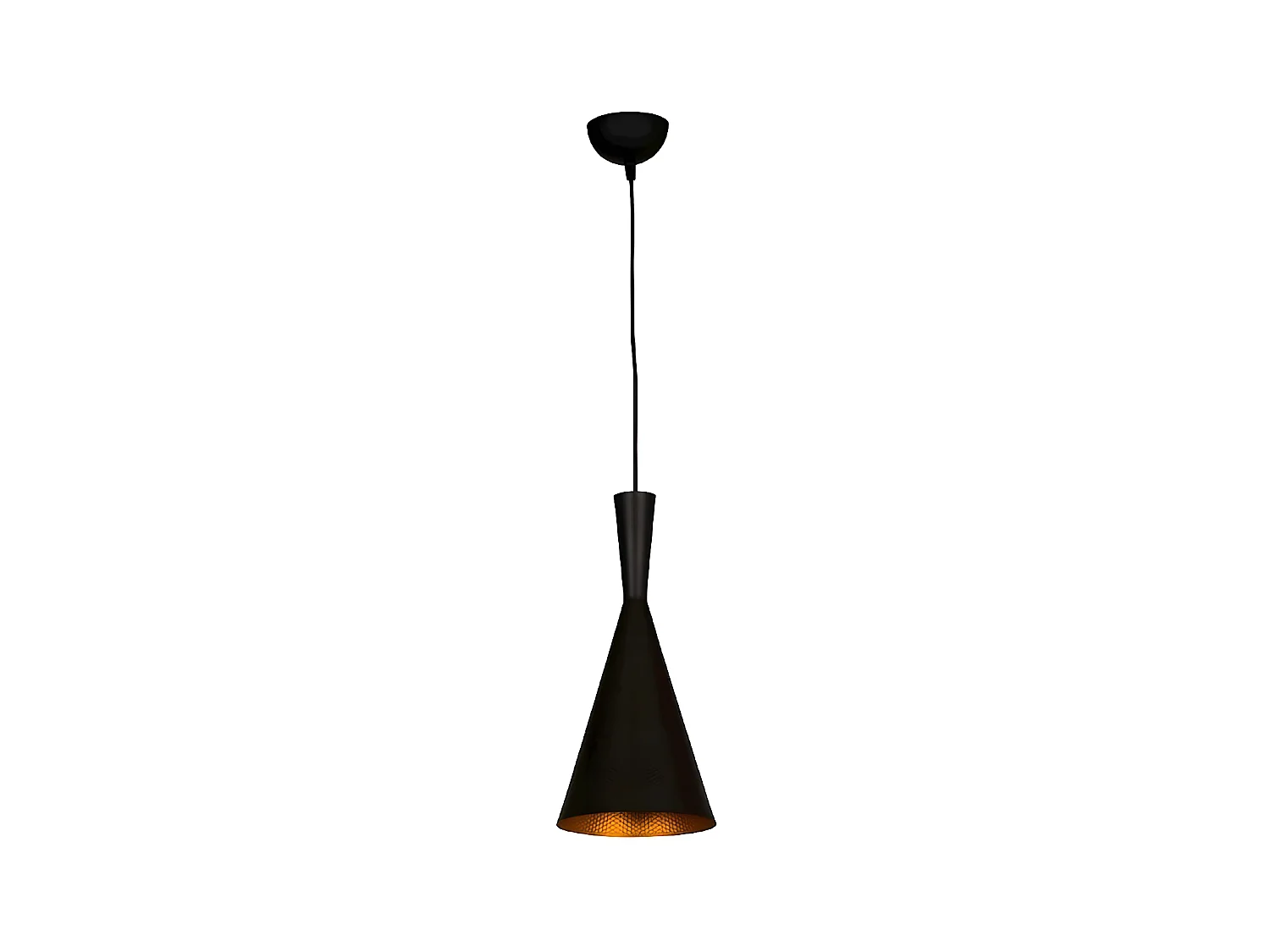 Suspension Varese, Noir, 19x19x136 cm, EPIKASA