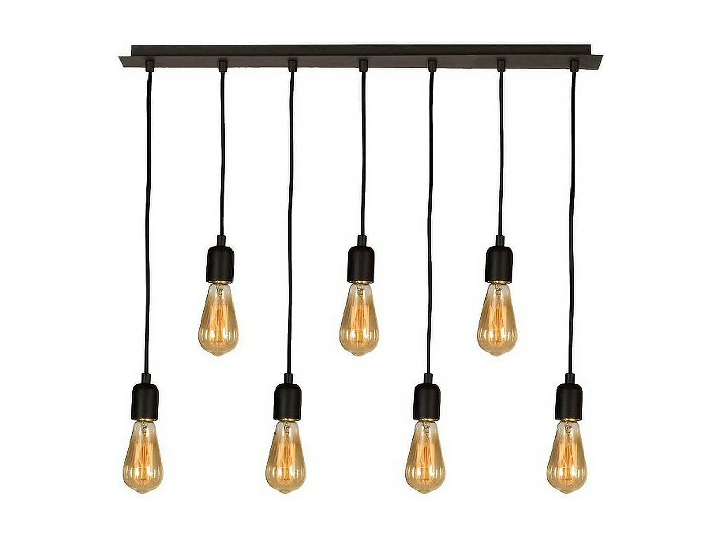 Lampa Wisząca Crotone, Czarny, 80x10x93 cm, EPIKASA