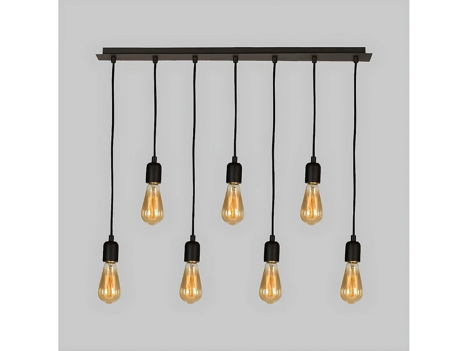 Lampa Wisząca Crotone, Czarny, 80x10x93 cm, EPIKASA