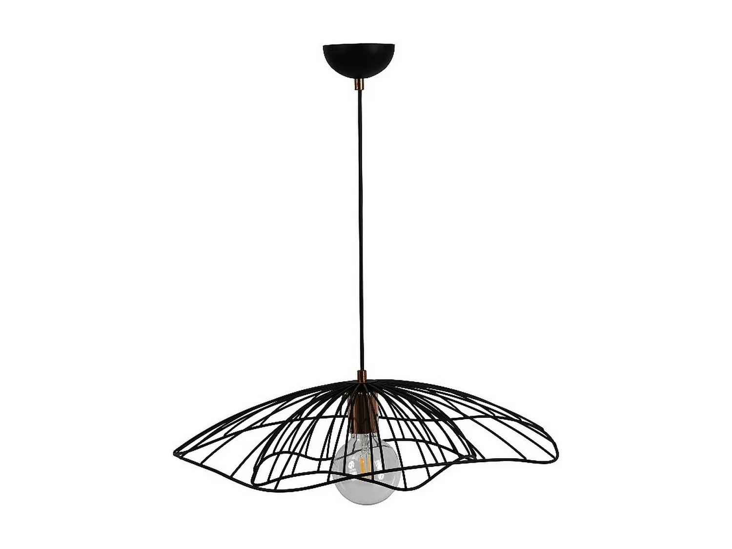 Hanglamp Venezia - Zwart - 55x55x80 cm - EPIKASA