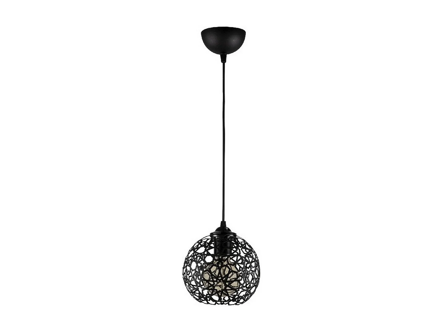 Hanglamp Siena - Zwart - 17x17x115 cm - EPIKASA