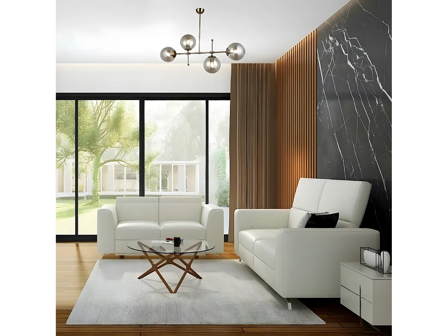 Suspension Potenza, Or, 98x18x70 cm, EPIKASA