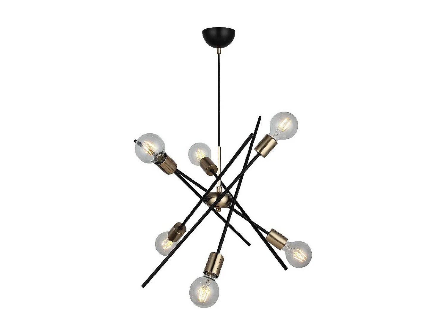 Suspension Pavia, Noir, 51x51x121 cm, EPIKASA