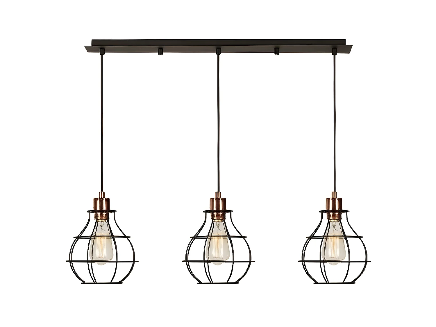 Hanglamp Urbino - Zwart - 100x20x113 cm - EPIKASA