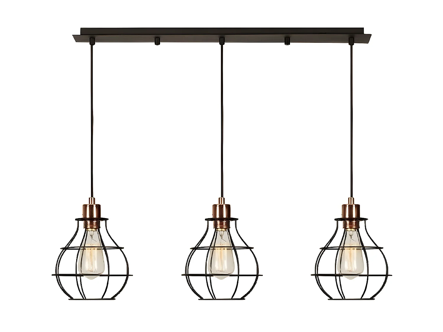 Hanglamp Urbino - Zwart - 100x20x113 cm - EPIKASA