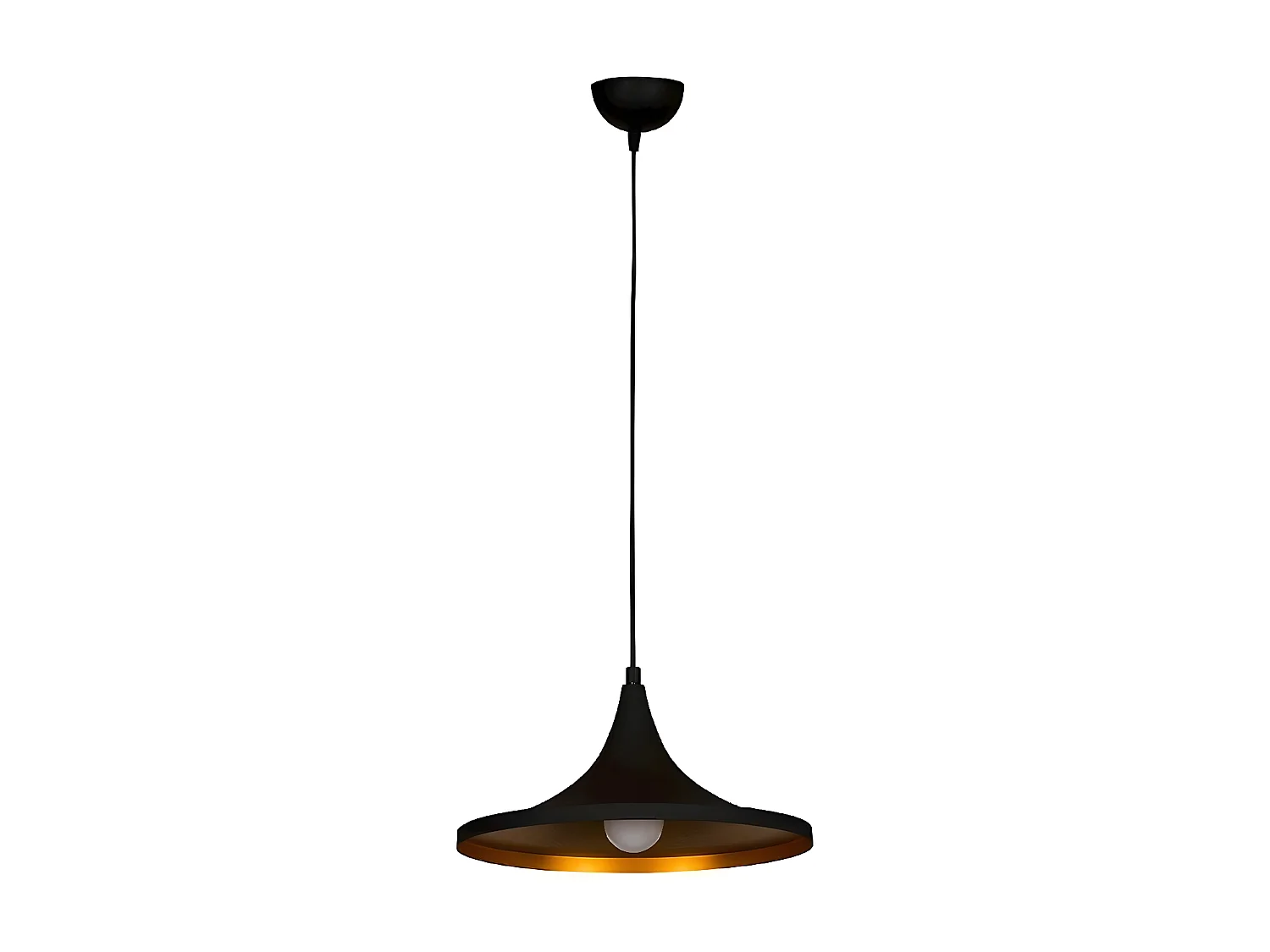 Suspension Varese, Noir, 36x36x113 cm, EPIKASA