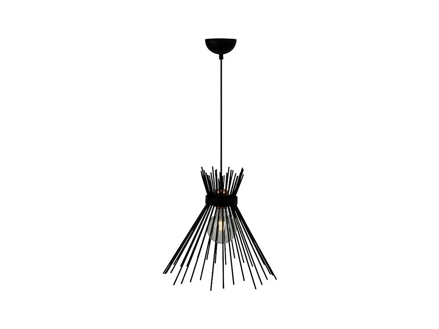 Suspension Belluno, Noir, 36x36x80 cm, EPIKASA