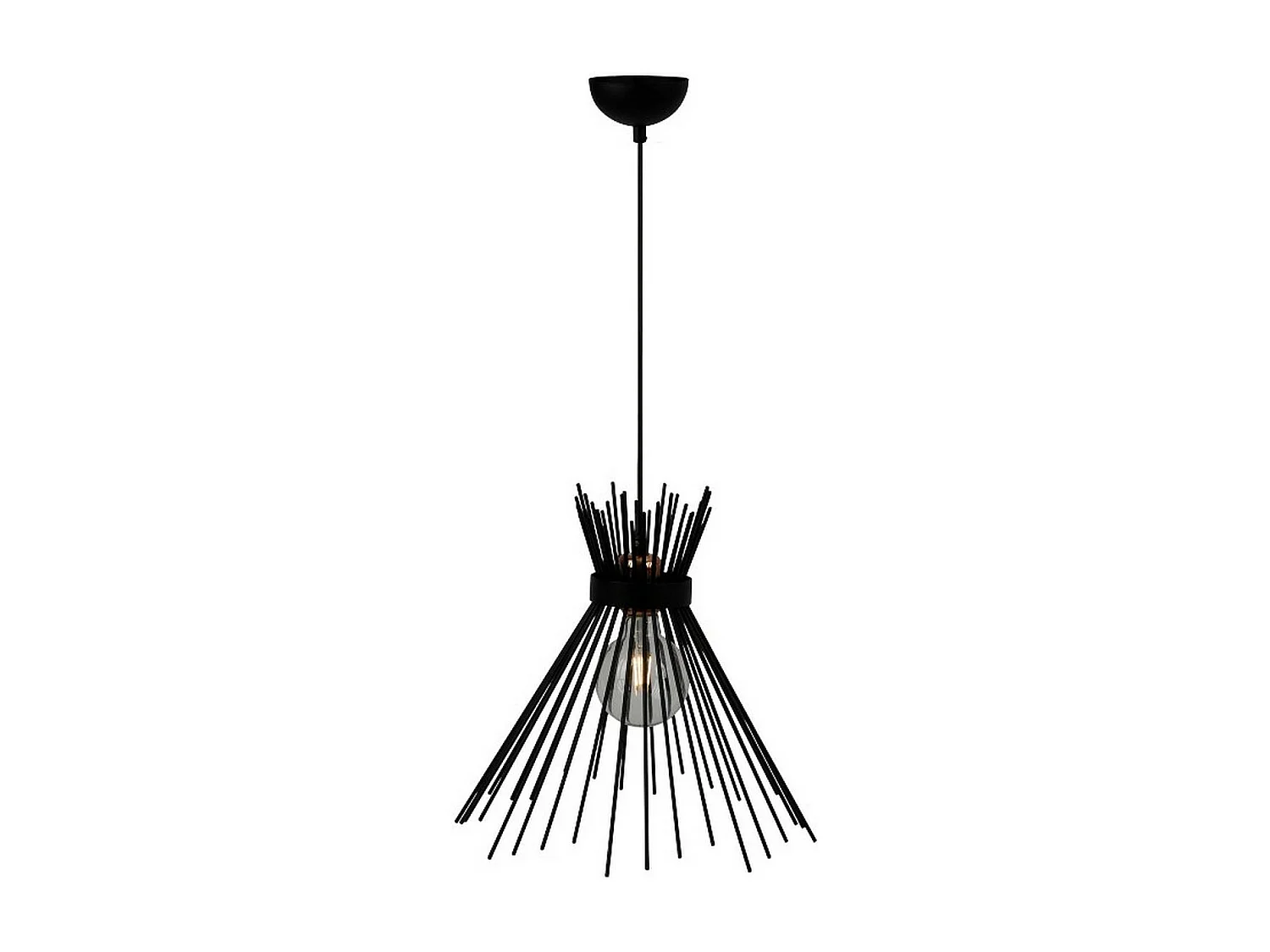 Suspension Belluno, Noir, 36x36x80 cm, EPIKASA