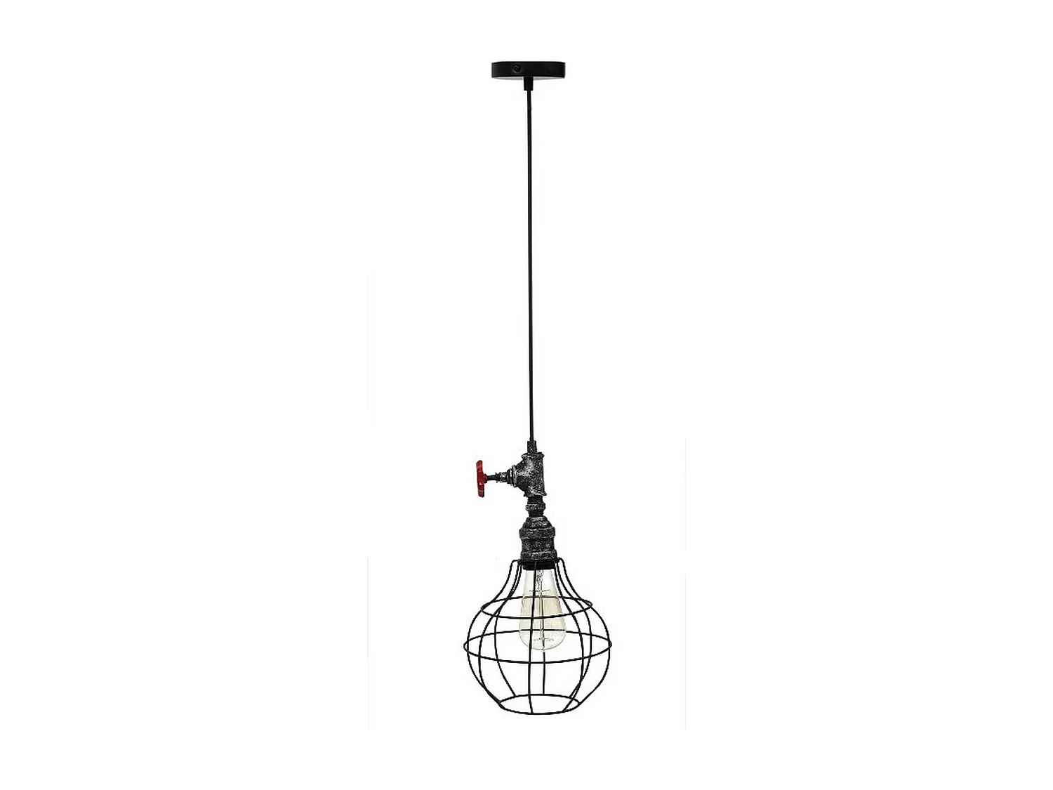 Hanglamp Pisa - Zwart - 20x20x112 cm - EPIKASA