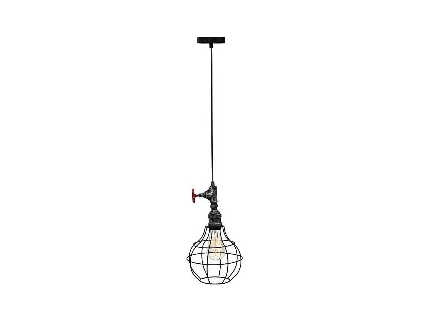 Suspension Pisa, Noir, 20x20x112 cm, EPIKASA
