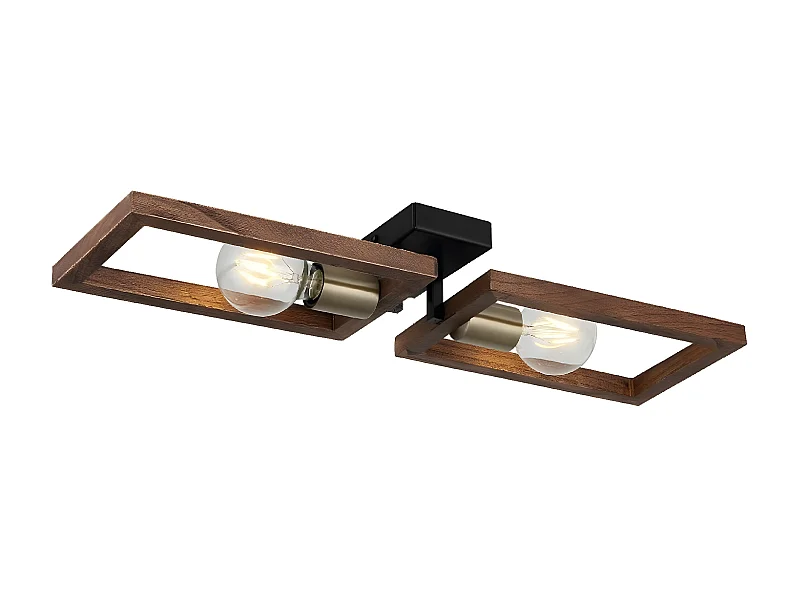 Plafonnier Como, Bois, 62x17x9 cm, EPIKASA