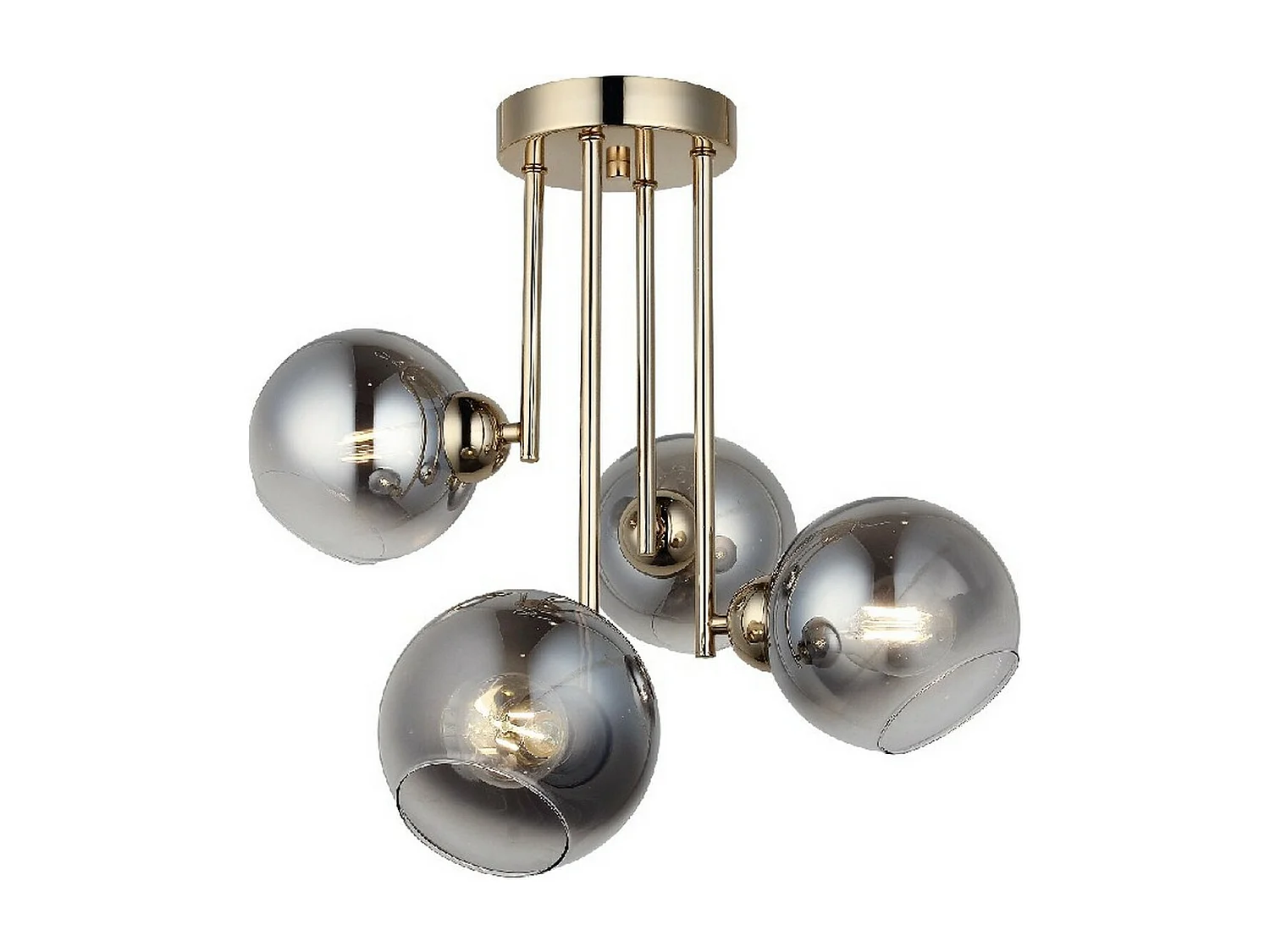 Plafonnier Avellino, Or, 48x48x47 cm, EPIKASA