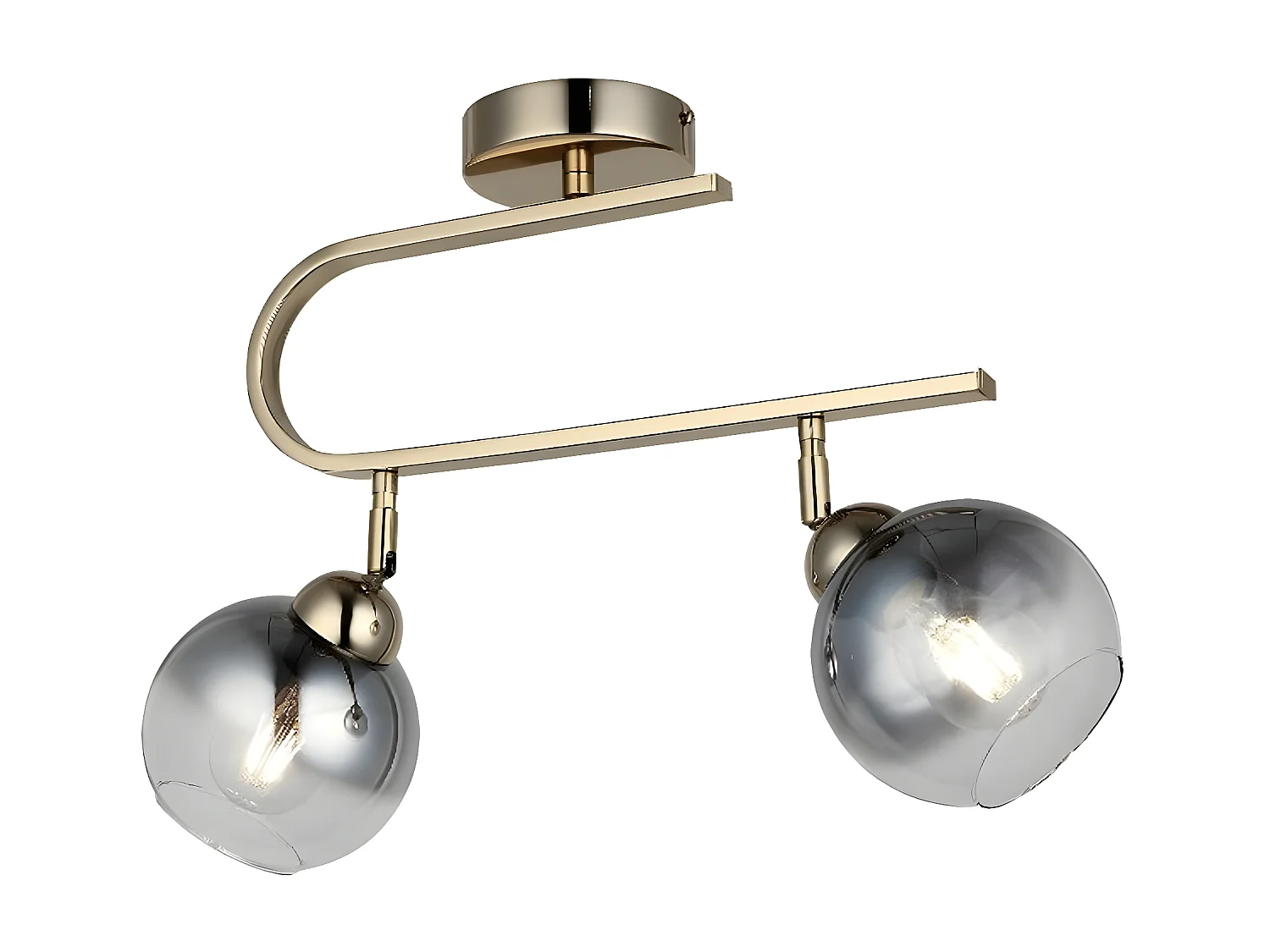 Plafonnier Isernia, Or, 40x14x39 cm, EPIKASA