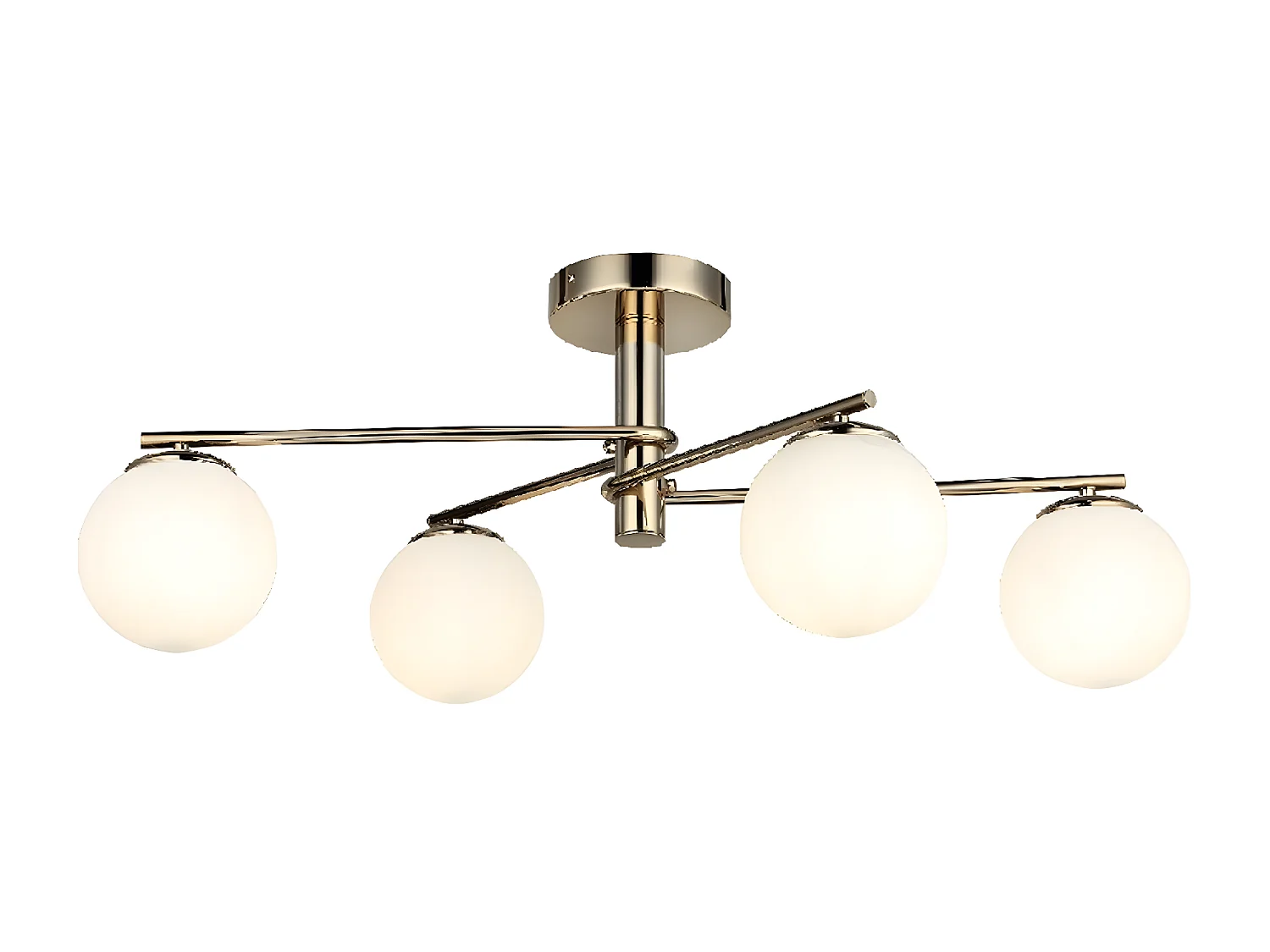 Plafonnier Benevento, Or, 47,5x76,5x31,5 cm, EPIKASA