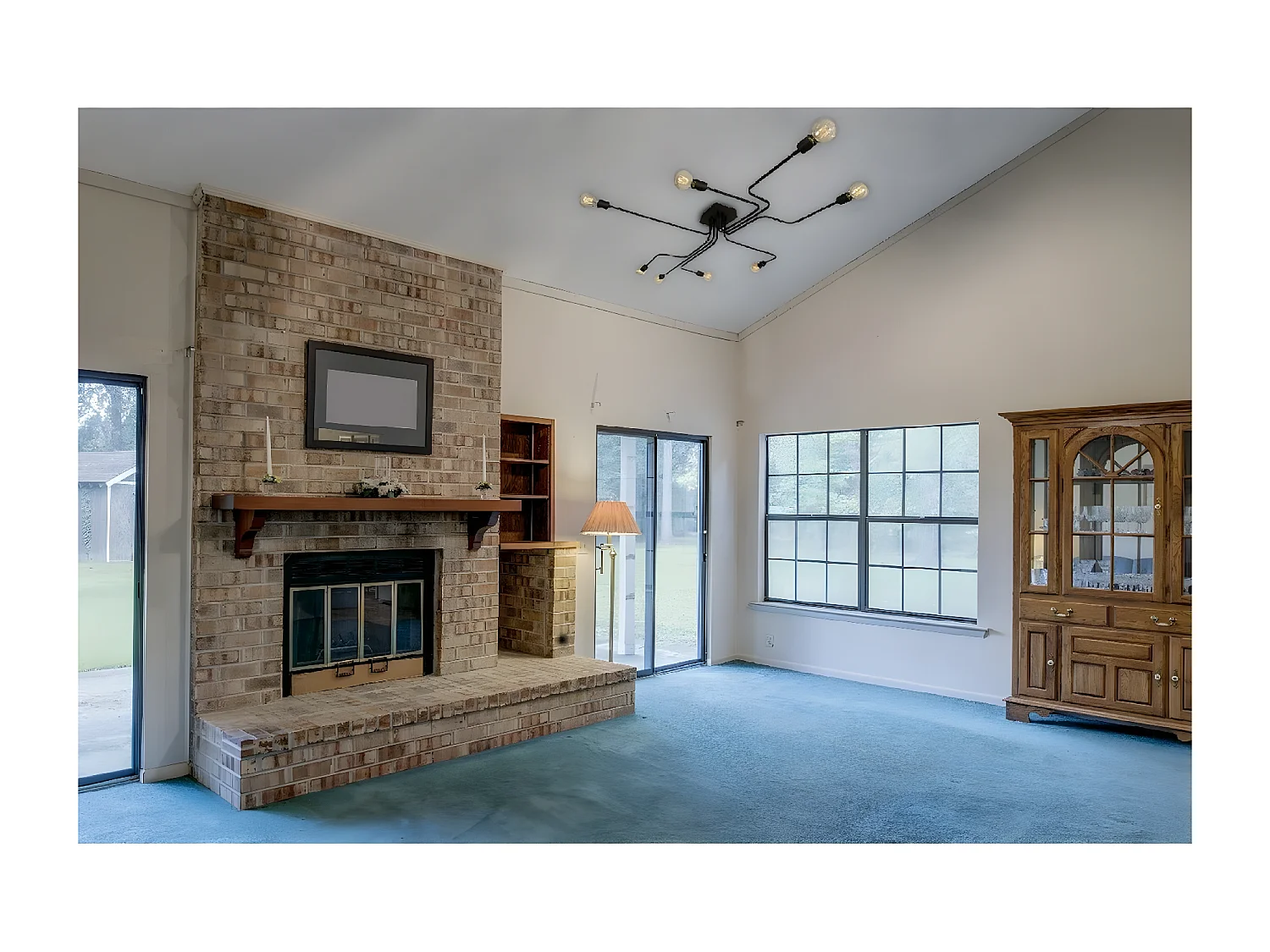 Plafondlamp Trapani - Zwart - 180x120x15 cm - EPIKASA