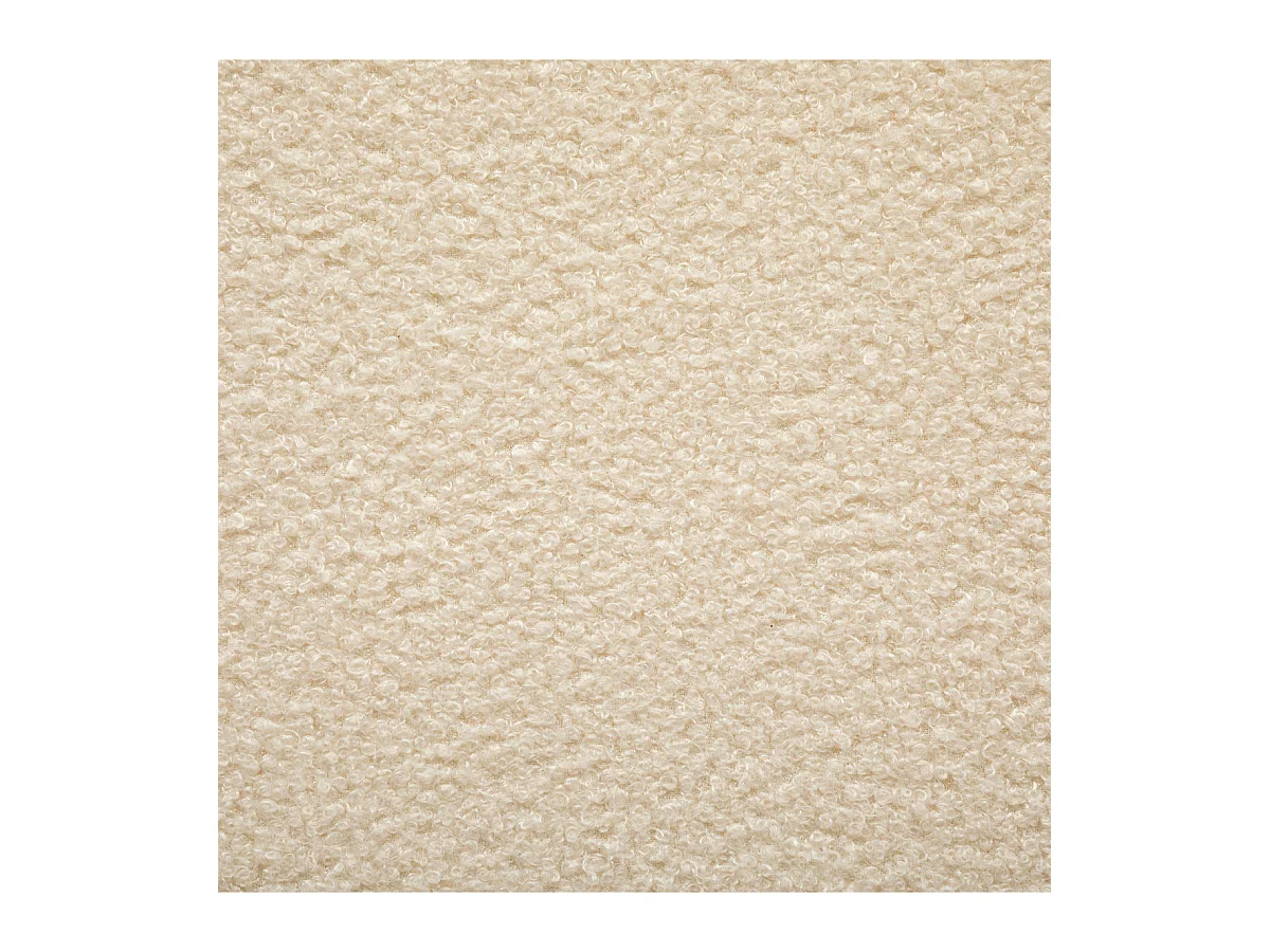 Puff hexagonal con bucles 40 x 45 cm