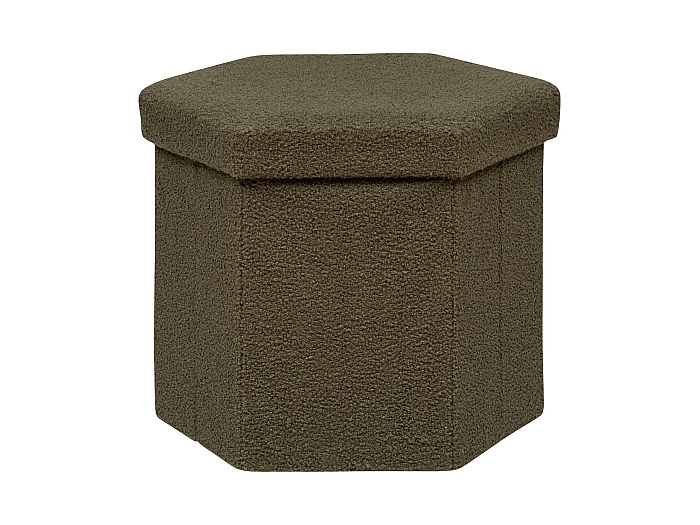 Fauteuil Velours Vert Atmosphera - Pouf Alanya Vert Kaki Créateur D'intérieur Pouf Atmosphera Alanya