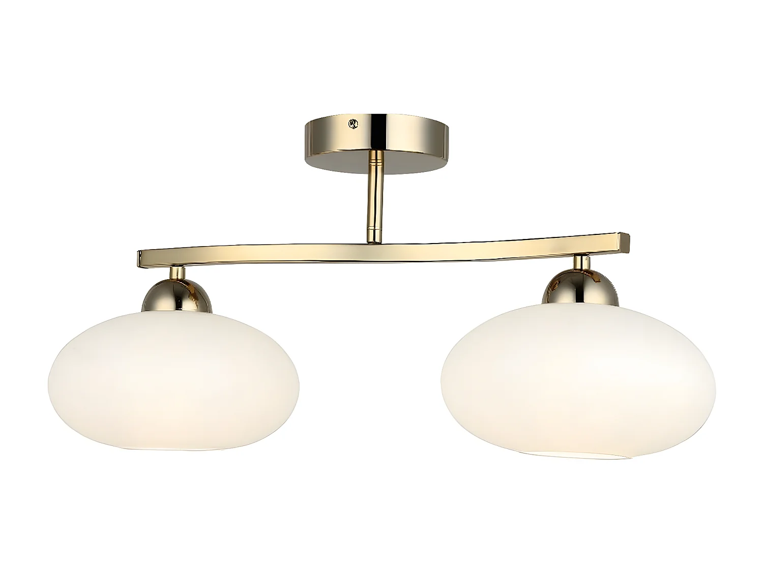 Plafonnier Udine, Or, 22,5x55x26 cm, EPIKASA