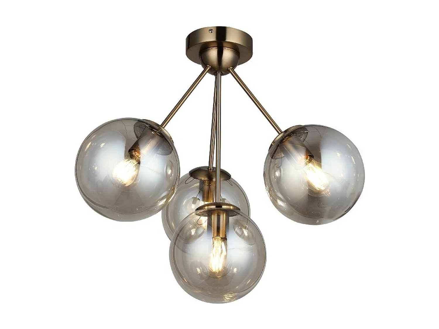 Plafondlamp Potenza - Goud - 54x54x50 cm - EPIKASA