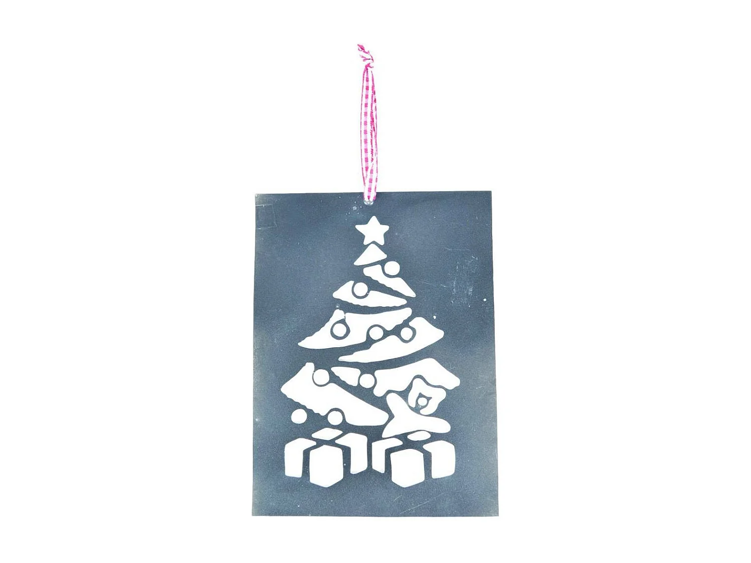 Plaque à suspendre Noël en métal (Lot de 2)