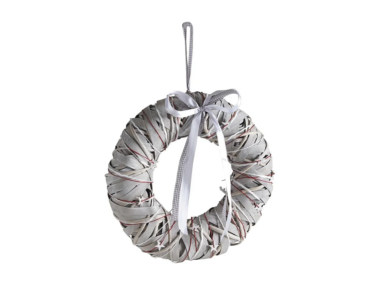 Couronne de porte osier