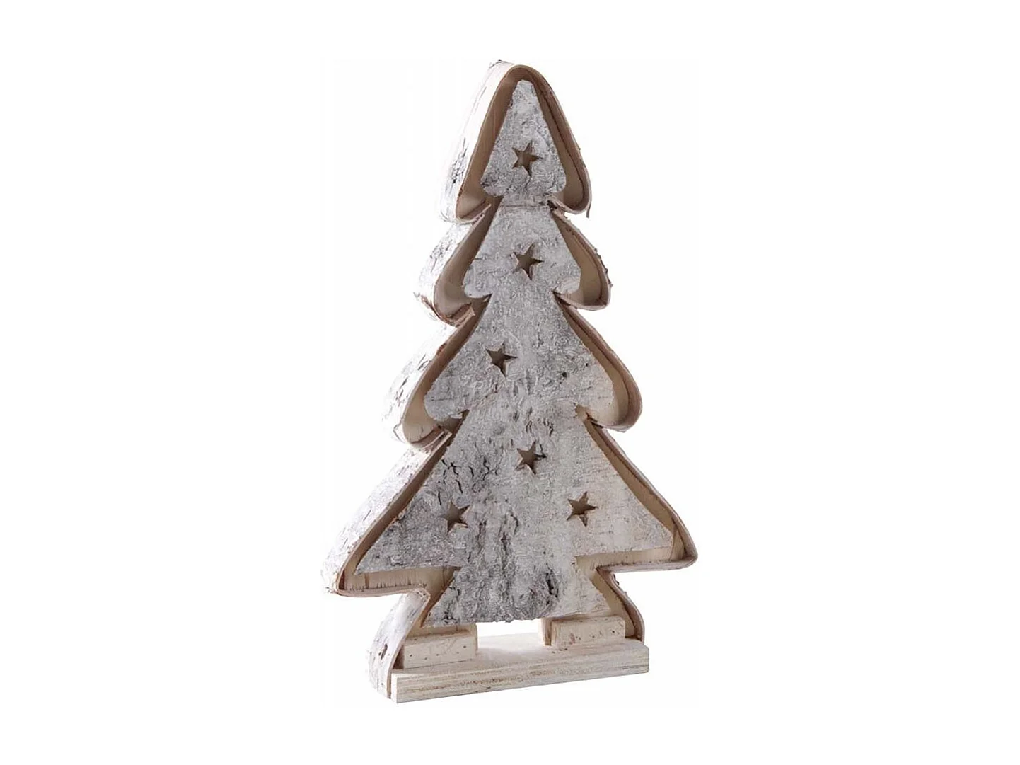 Sapin décoratif en bouleau avec led 65 cm
