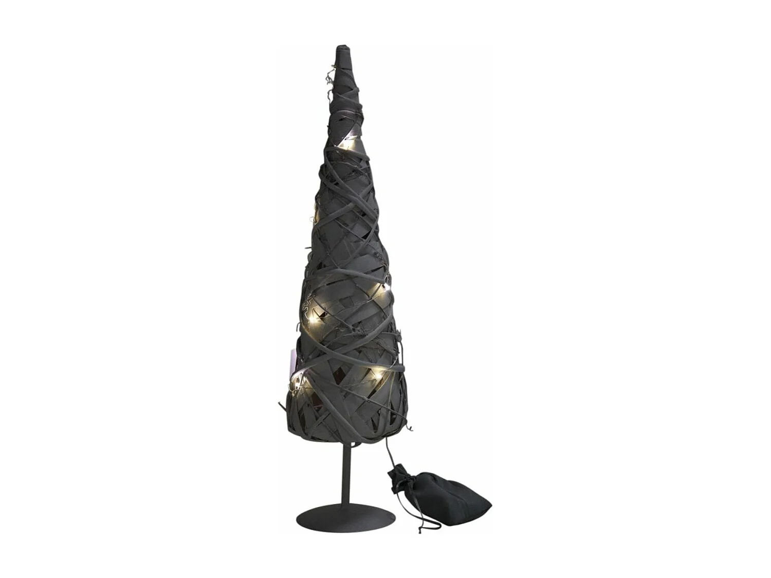 Sapin bois et LEDs à poser